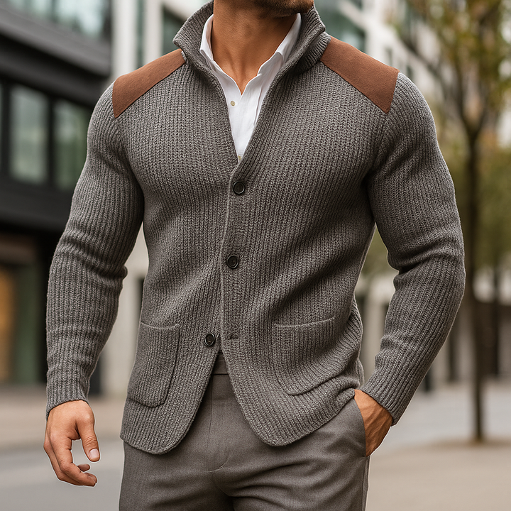 SILVORO - BLAZER Z TEXTUROVANÉ PLETENINY