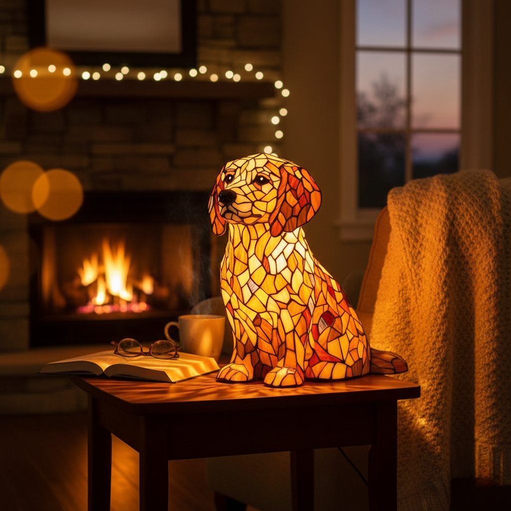 Figurína Lily le Golden Retriever Spirituel