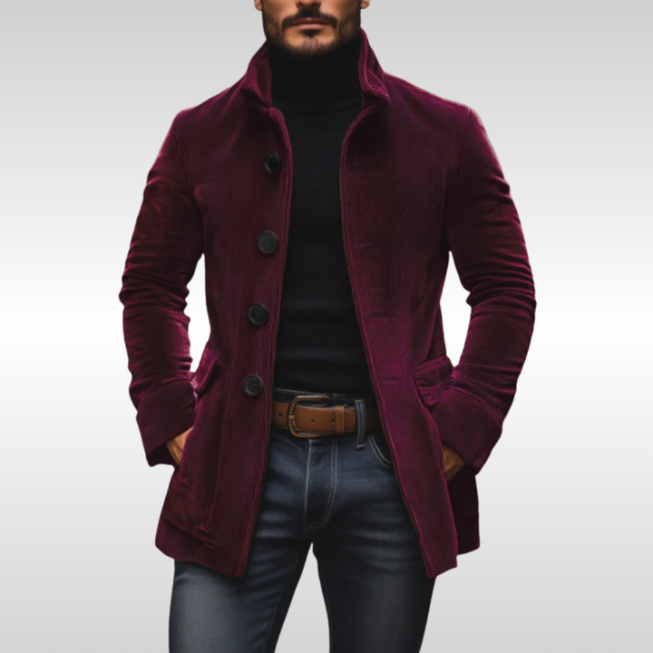 Jakub - Hnědý kordový blazer