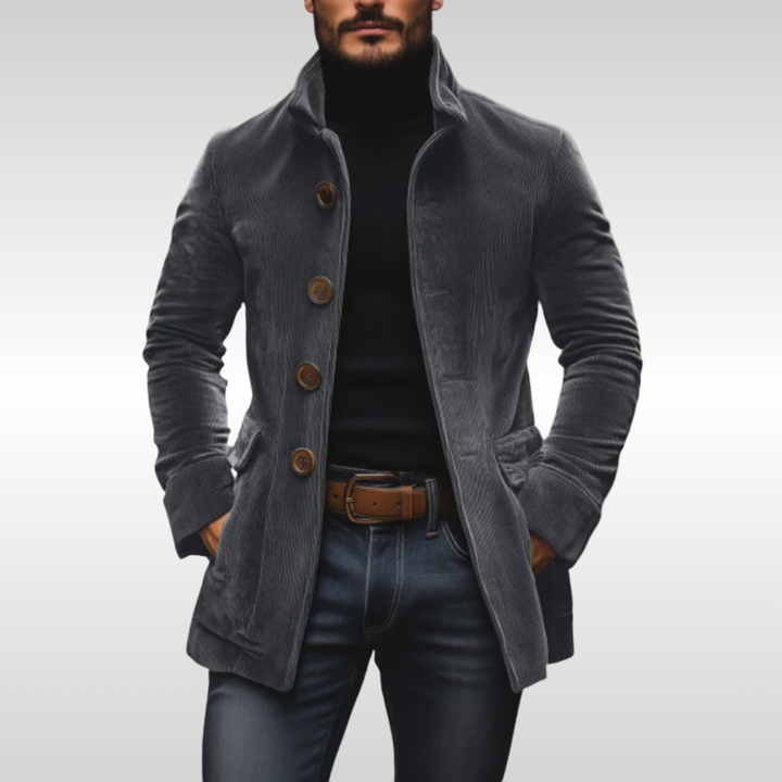 Jakub - Hnědý kordový blazer