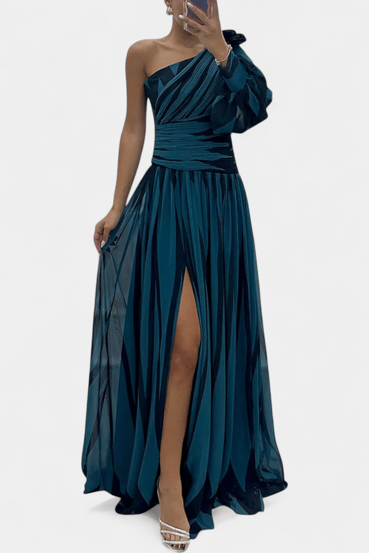Bethania™ | Pruhované maxi šaty