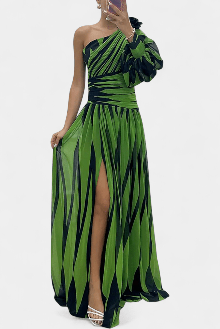 Bethania™ | Pruhované maxi šaty