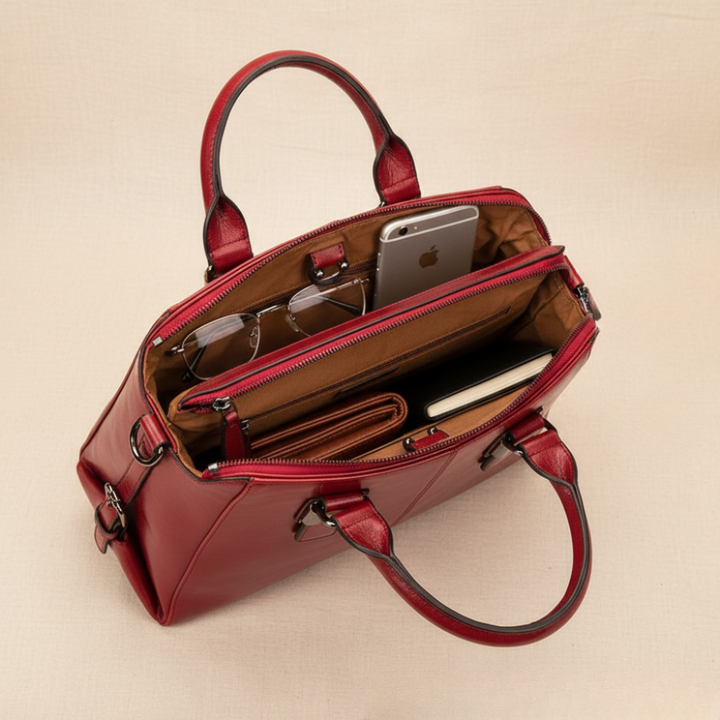 Rotem Luxusbeuteltasche
