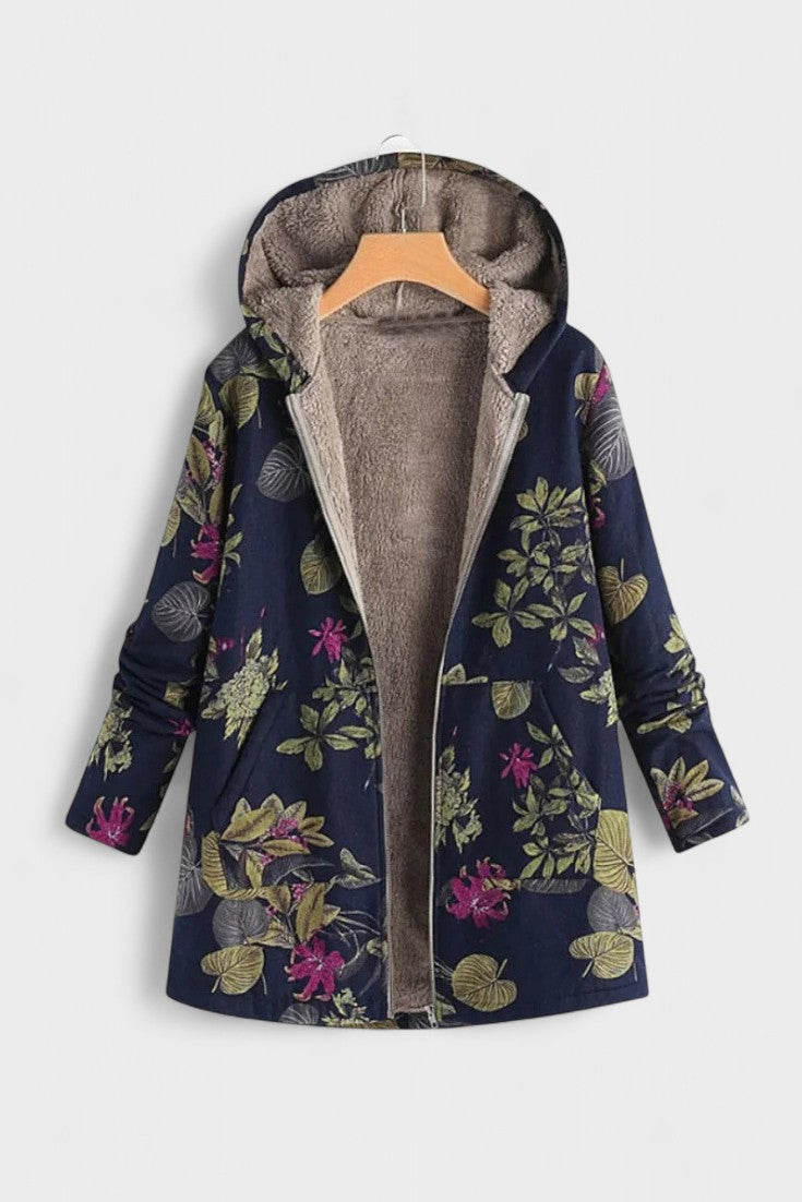 Fleural™ – Květinová fleece bunda