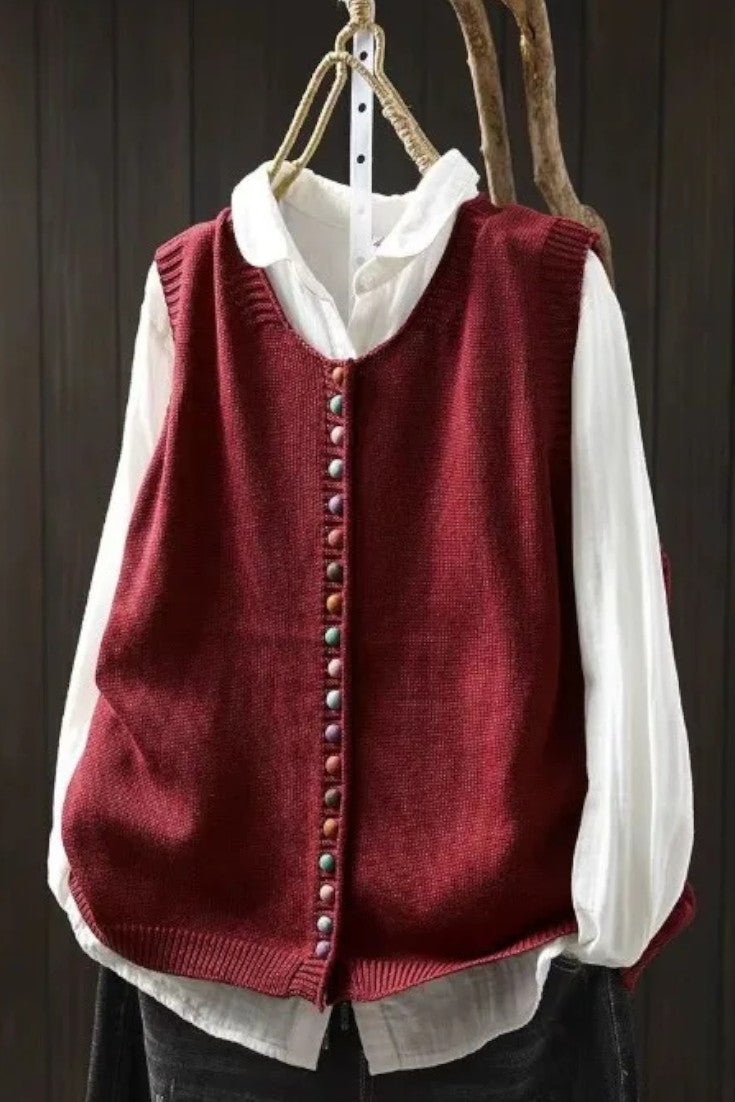 Karmen™ | Stylová Pletená Vesta