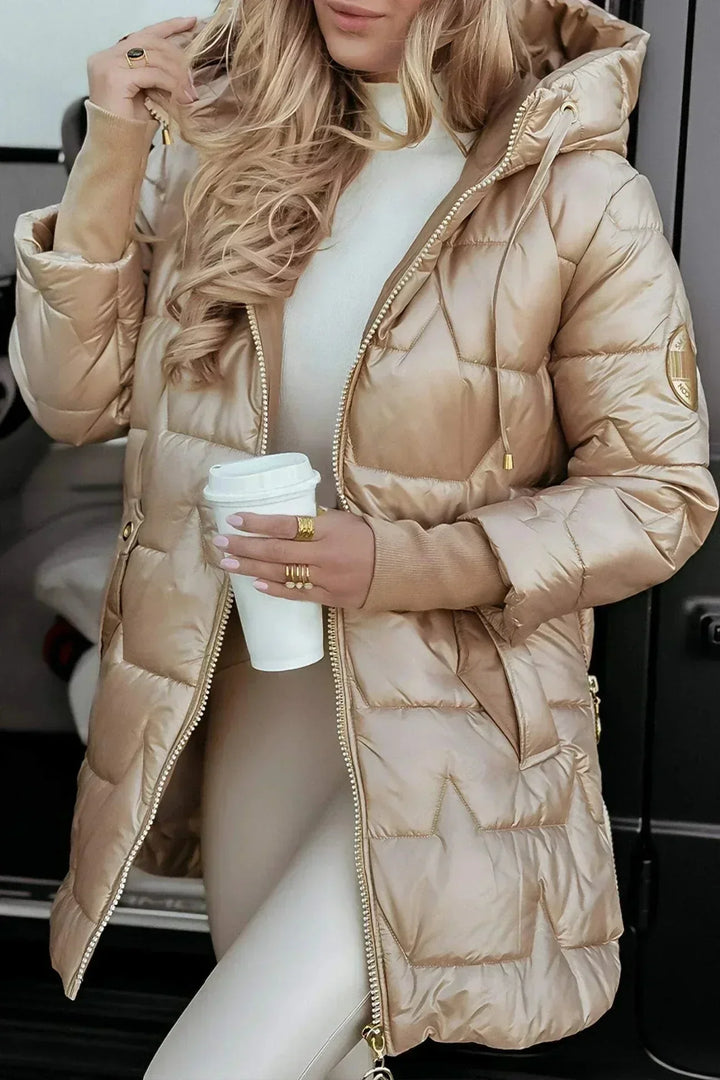 Marcella™ | Elegantní podzimní kabát s kapucí