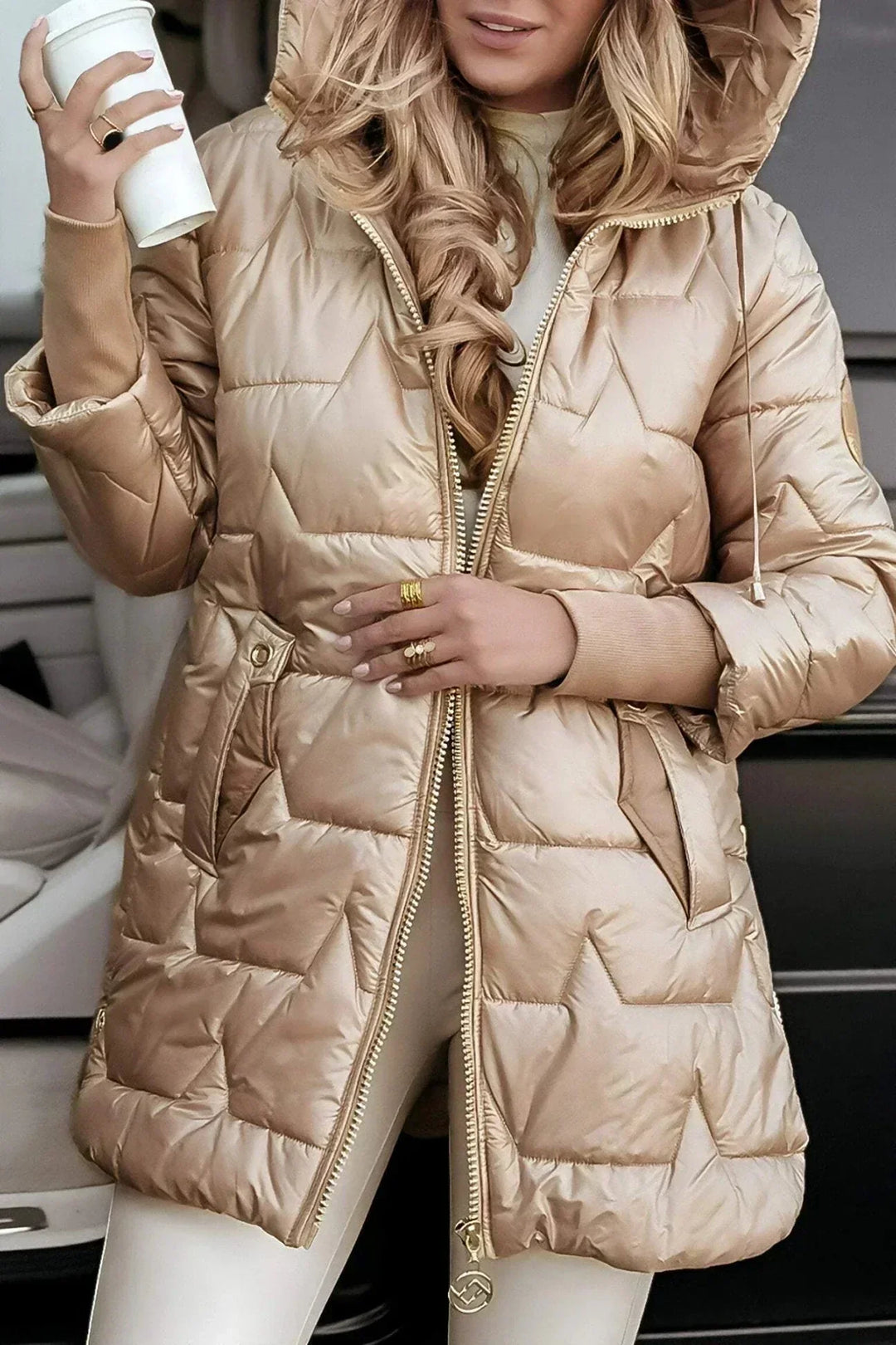 Marcella™ | Elegantní podzimní kabát s kapucí
