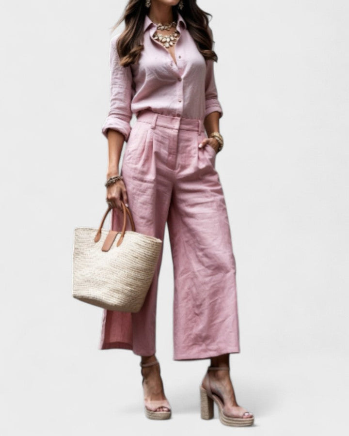 Isadora - Casual Chic vzhled Růžová