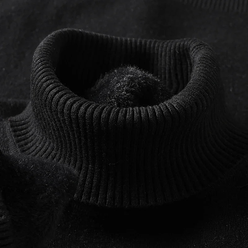 ARLO - Svetr z merino vlny s vysokým límcem