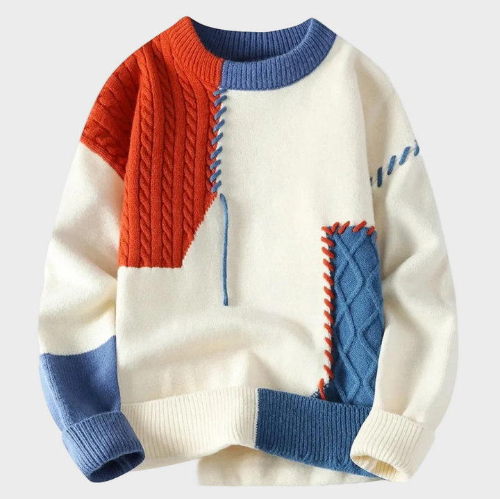 Tomasz | Patchwork svetr