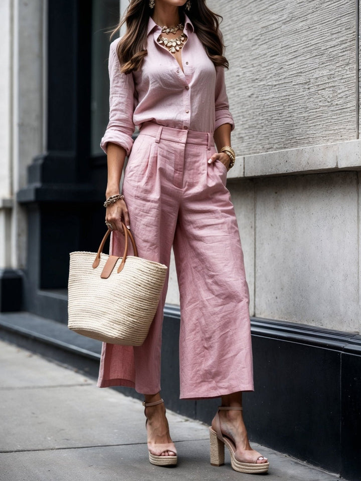 Isadora - Casual Chic vzhled Růžová