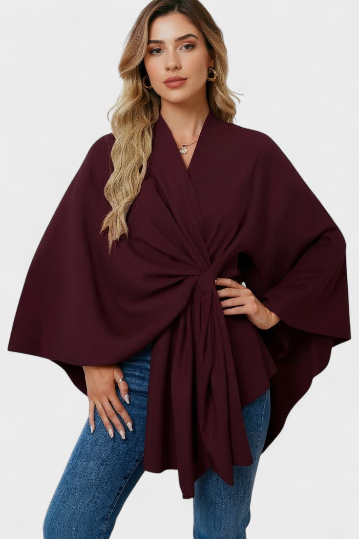 Yvette | Elegantní Draperet Pončo
