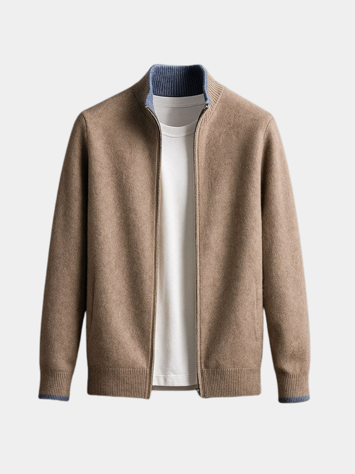 APOLO™ - ELEGANTNÍ VLNĚNÁ ZIPOVÁ BUNDA