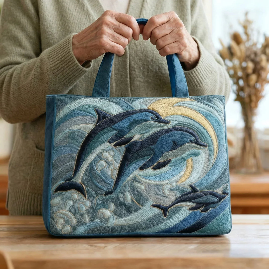Taška Artisanal - Delfín oceánu