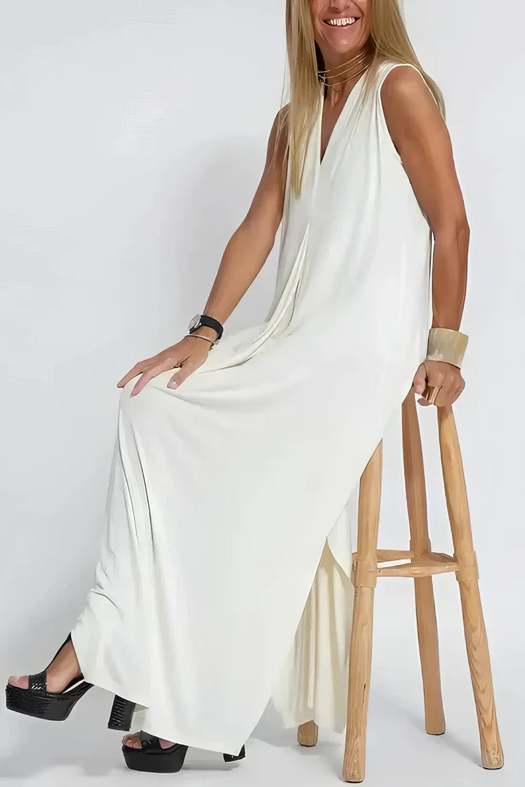 Ava™ | Elegantní dlouhé šaty + cardigan